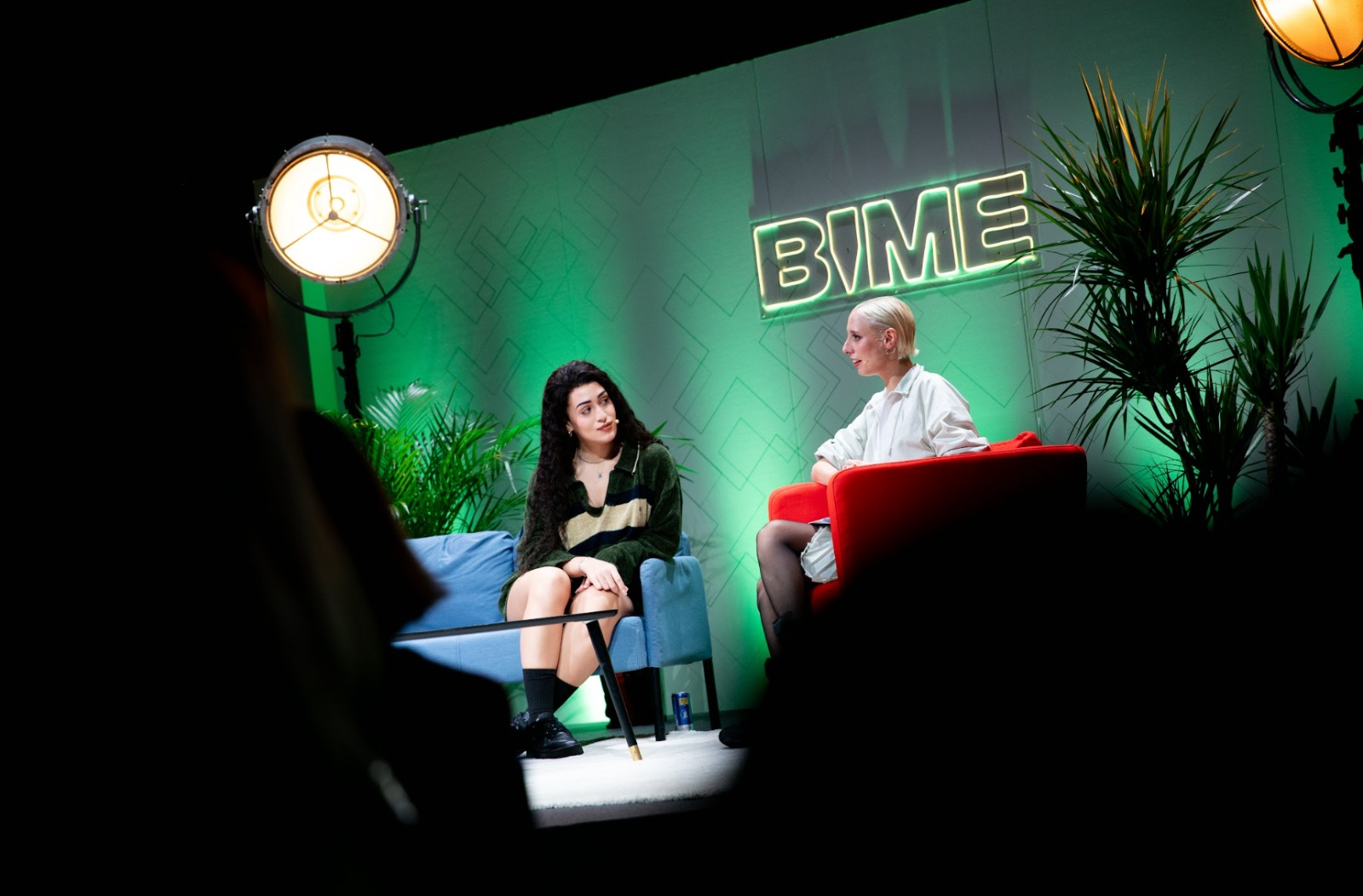 Villano Antillano junto a Aïda Camprubí en BIME Pro. Foto: @Maitanecampos